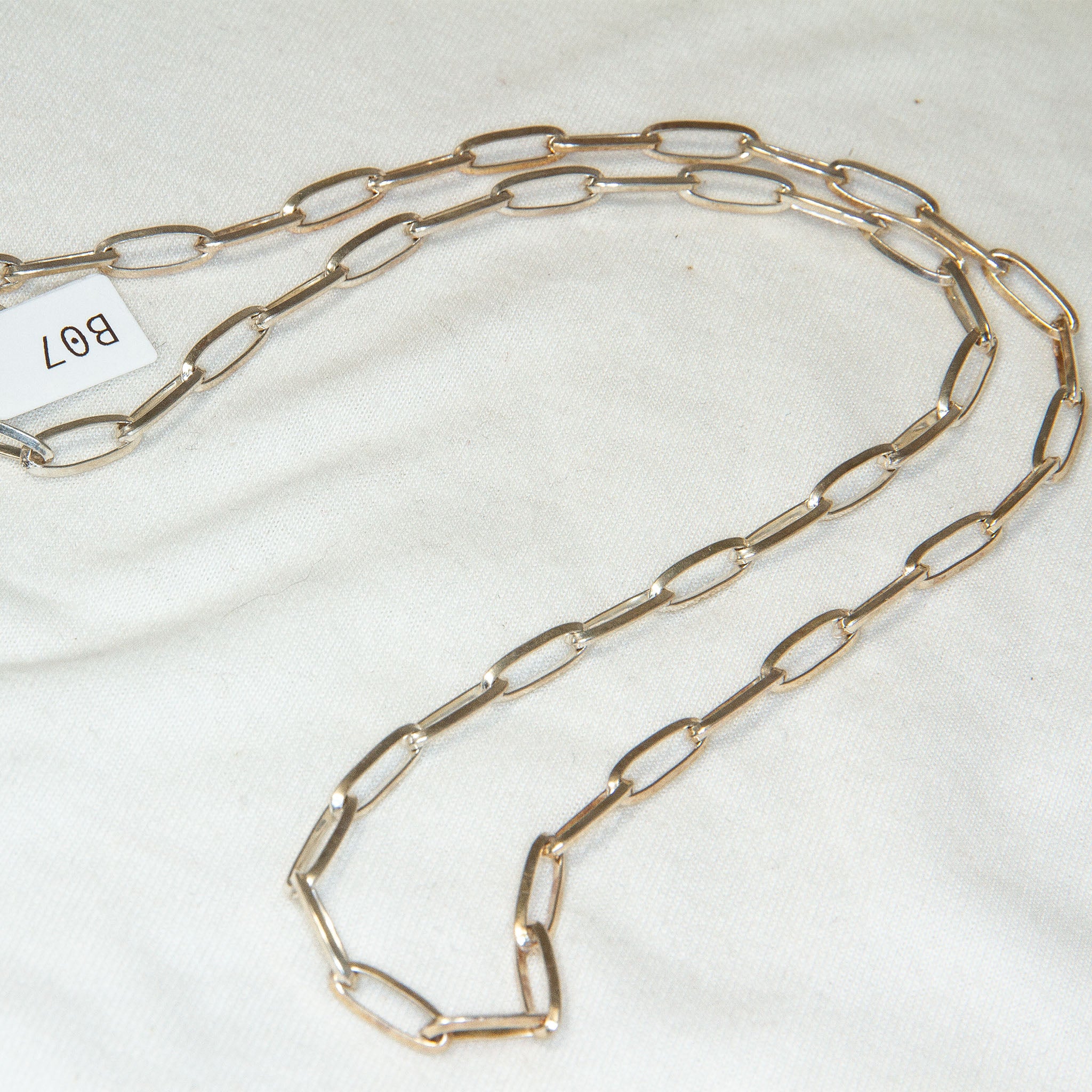 20" Sterling Silver Paperclip Link Chain - 14.72g