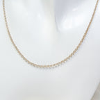 24" Sterling Silver Rolo Chain Necklace - 8.63g