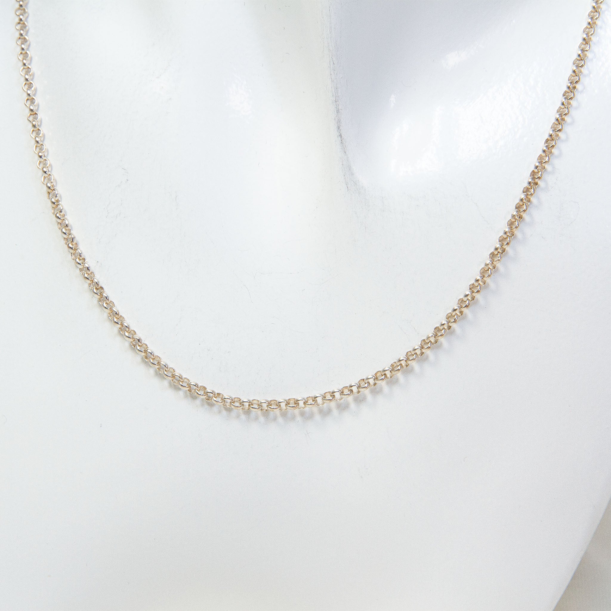 24" Sterling Silver Rolo Chain Necklace - 8.63g