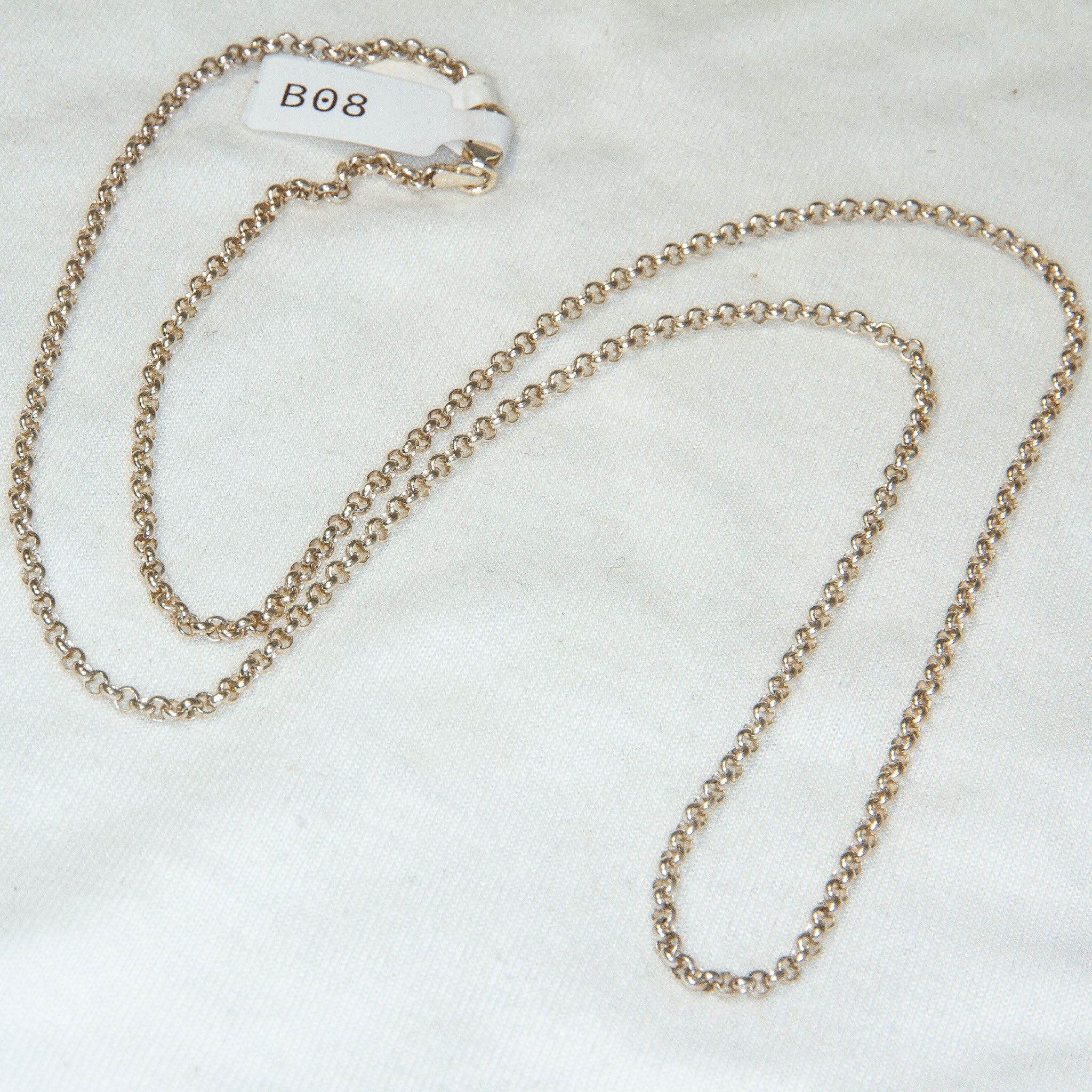 24" Sterling Silver Rolo Chain Necklace - 8.63g Secondary image