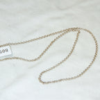 18" Sterling Silver Rolo Chain Necklace - 4.86g