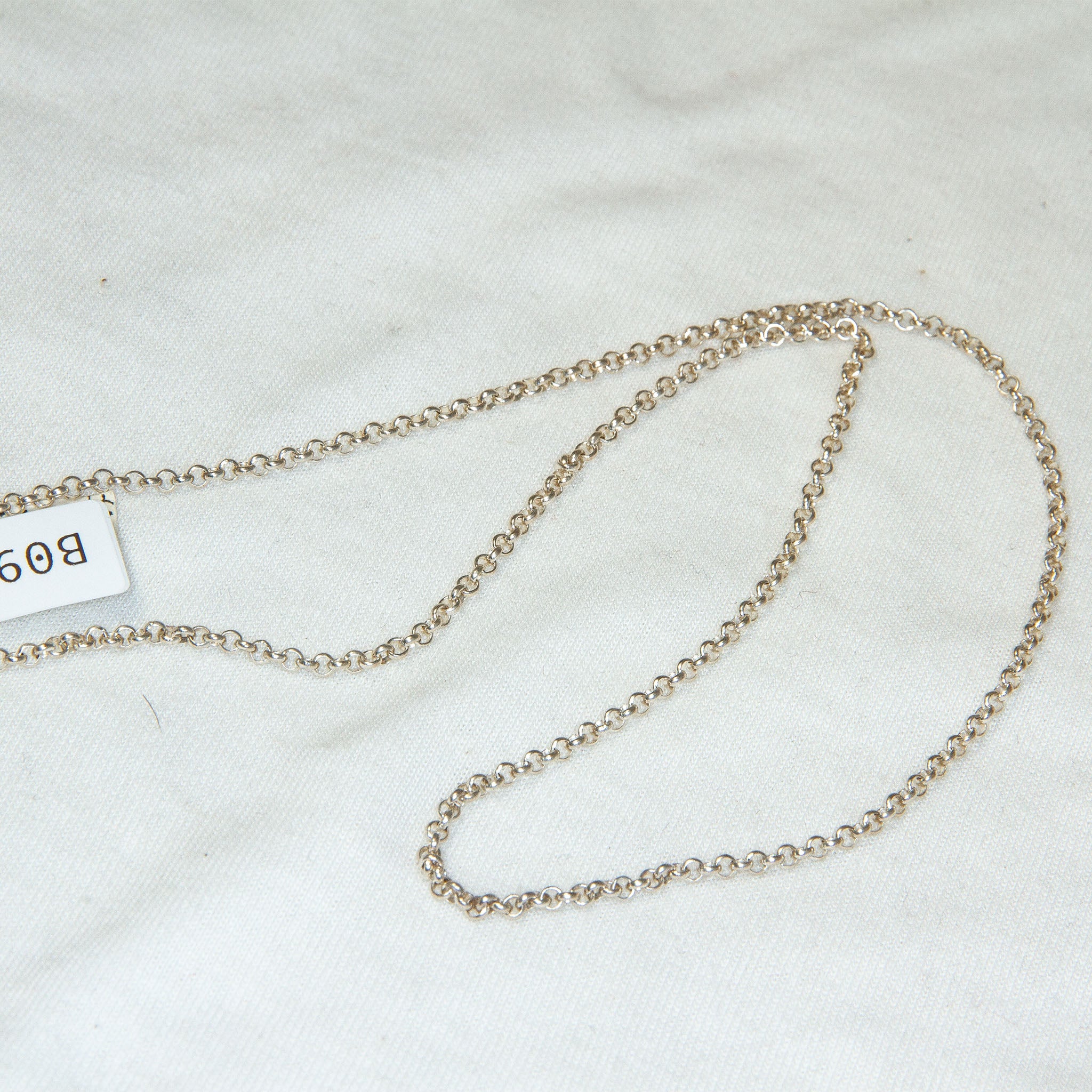 18" Sterling Silver Rolo Chain Necklace - 4.86g