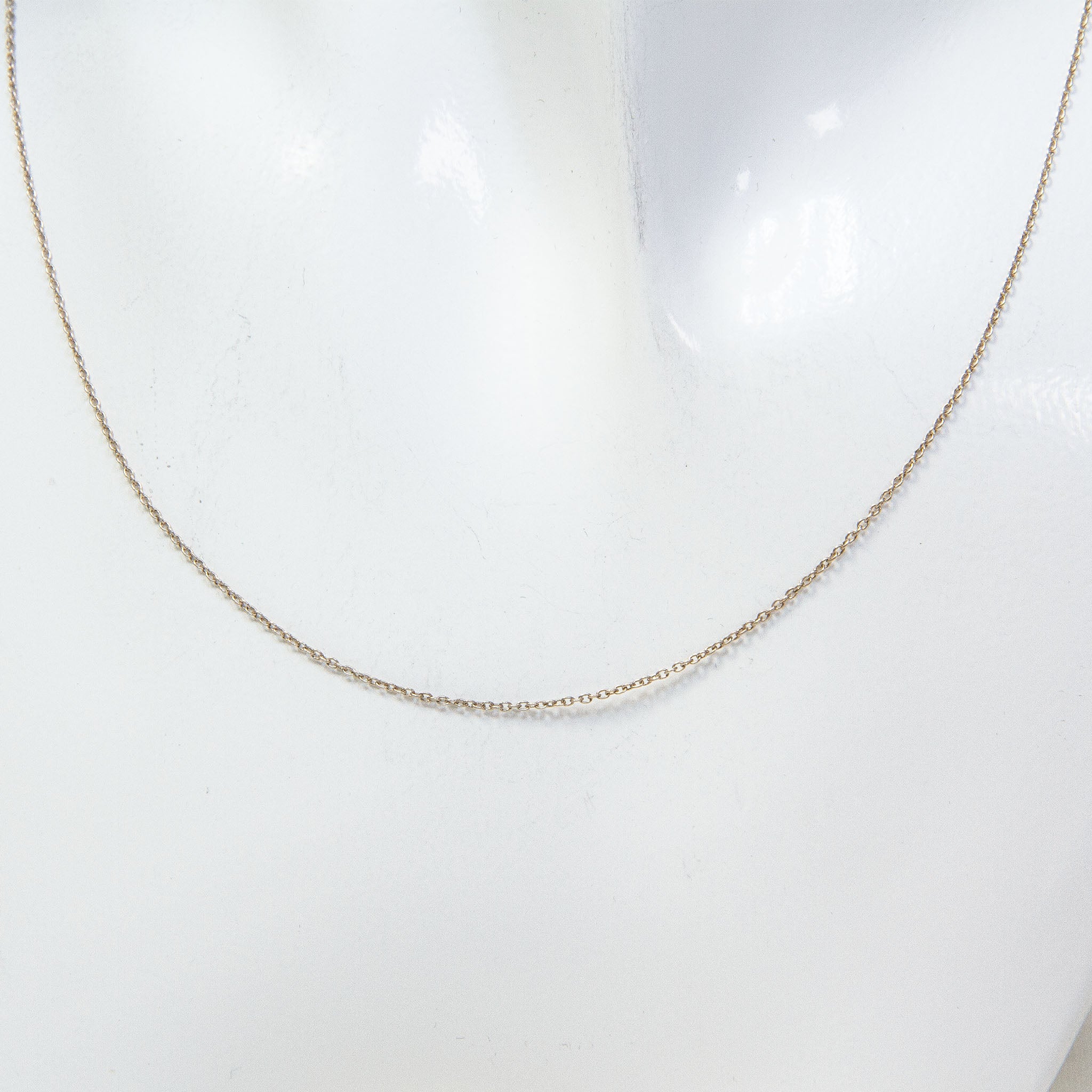 18" Ultra-Fine Sterling Silver Cable Chain Necklace Main image