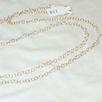 32" Sterling Silver Open Link Rolo Chain - 4.30g