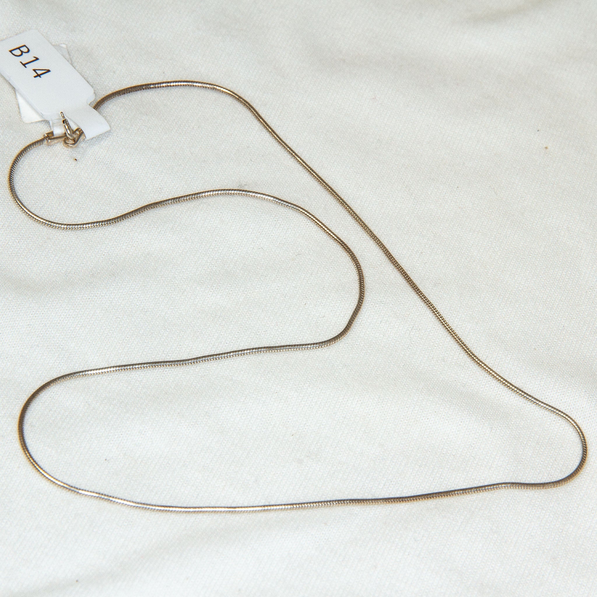 16" Fine Sterling Silver Snake Chain - 3.33g