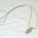 18" Sterling Silver Cast Spruce Cone Pendant Necklace
