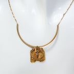 One-of-a-Kind "Backwash" 10K Yellow Gold Artisan Pendant Necklace - 22", 7.61g