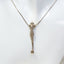 18" Sterling Silver Cast "Irish Good Luck Jester" Pendant Necklace
