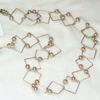 19" Artisan Wirework "Elizabethan Ruff" Geometric Necklace