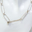 16" Sterling Silver Artisan "Missing Link" Paperclip Necklace