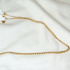 Elegant 20" 9K Yellow Gold Fancy Rolo Chain Necklace - 2.84g