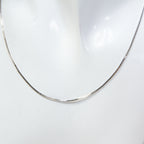 Classic 22" 10K White Gold Box Chain Necklace - 3.10g