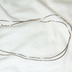 Classic 22" 10K White Gold Box Chain Necklace - 3.10g