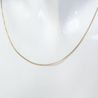 Classic 20" 10K Yellow Gold Box Chain Necklace - 2.02g