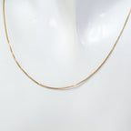 Classic 26" 10K Yellow Gold Box Chain Necklace - 3.02g