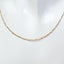 Shimmering 16" 10K Yellow Gold Twisted Serpentine Chain Necklace - 2.40g