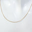 Classic 26" 10K Yellow Gold Fine Curb Chain Necklace - 2.33g