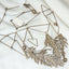 Artisan One-of-a-Kind Silver Cast Cedar Branch Matrix Necklace