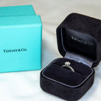 Tiffany & Co. Platinum 0.48ct G/VVS1 Diamond Engagement Ring - Size 6