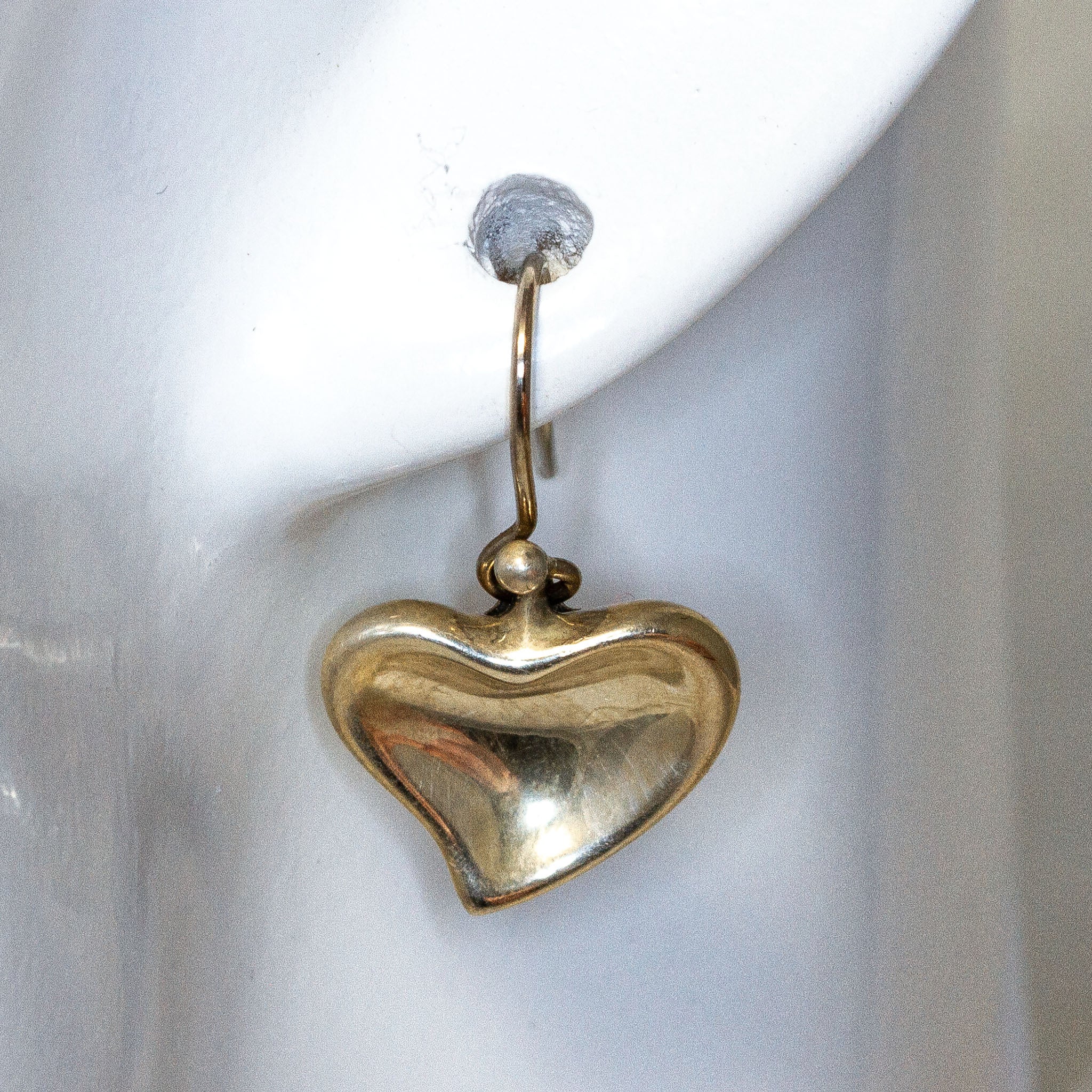 Tiffany & Co. Elsa Peretti Full Heart Drop Earrings in 925 Sterling Silver Secondary image