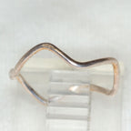 925 Sterling Silver Wavy Stacking Ring - Size 3.5