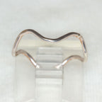 925 Sterling Silver Wavy Stacking Ring - Size 4.5