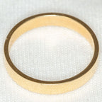 Classic 14K Yellow Gold 3mm Flat Band - Size 4.75