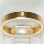 Classic 14K Yellow Gold 3mm Flat Band - Size 4.75