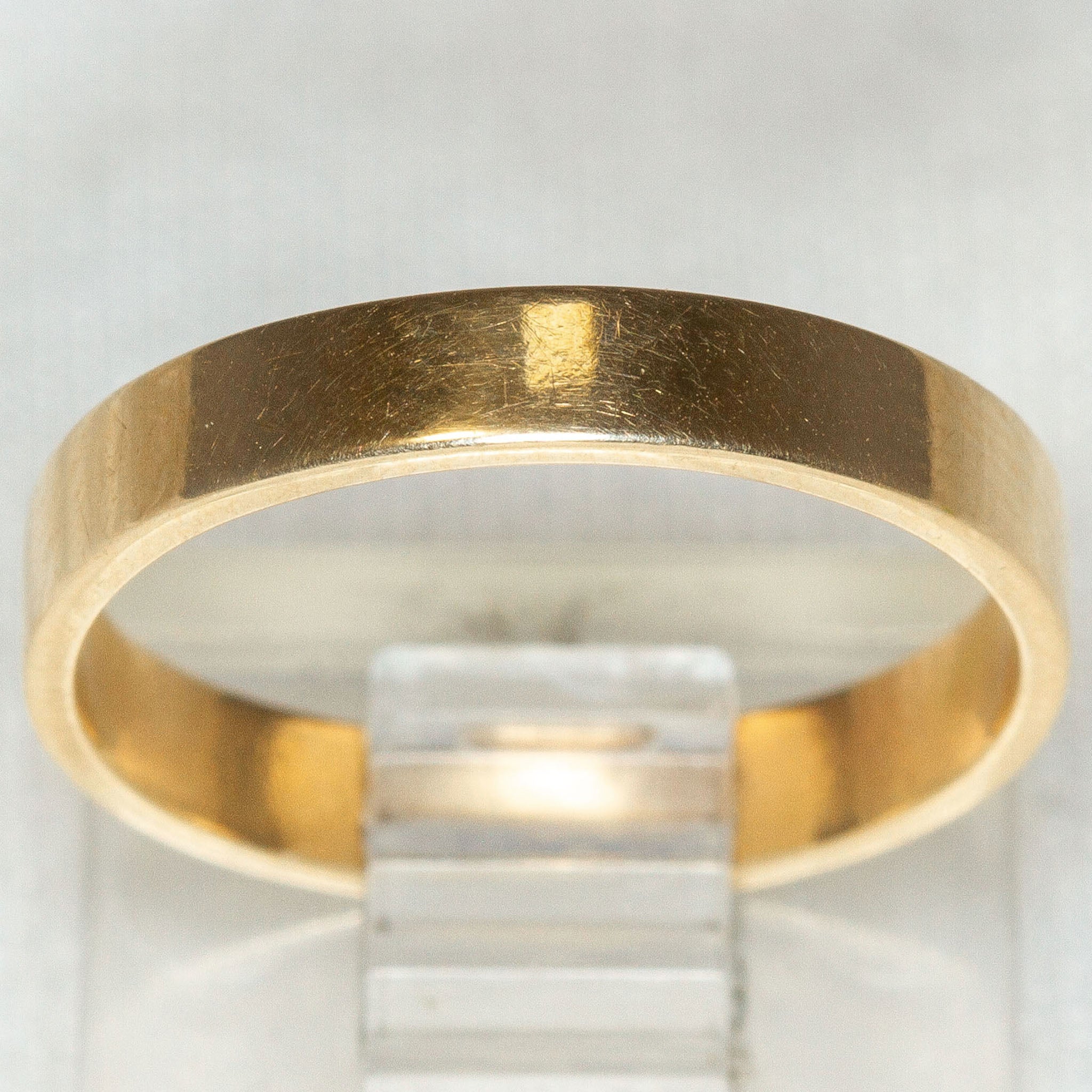 Classic 14K Yellow Gold 3mm Flat Band - Size 4.75