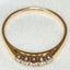14k Yellow Gold Five-Stone Diamond Anniversary Band - Size 6.5