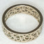 10k White Gold Celtic Knot Band - Size 9