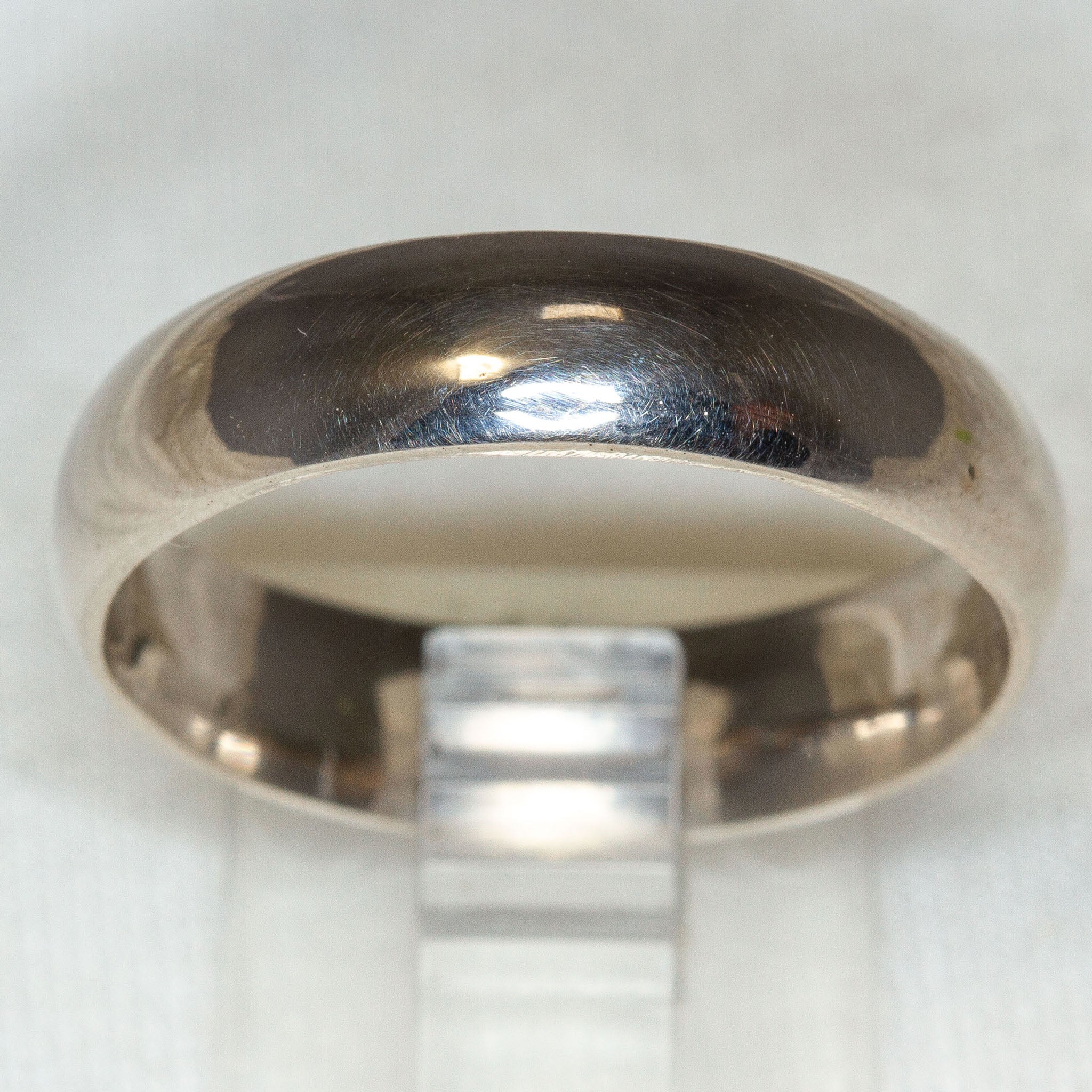 Classic 14k Palladium White Gold Comfort-Fit Band - Size 10 1/4