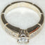 Elegant 18k White Gold Diamond Engagement Ring - .68ctw Channel Set
