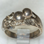 Artisan Sculptural Sterling Silver Ring - Size 6