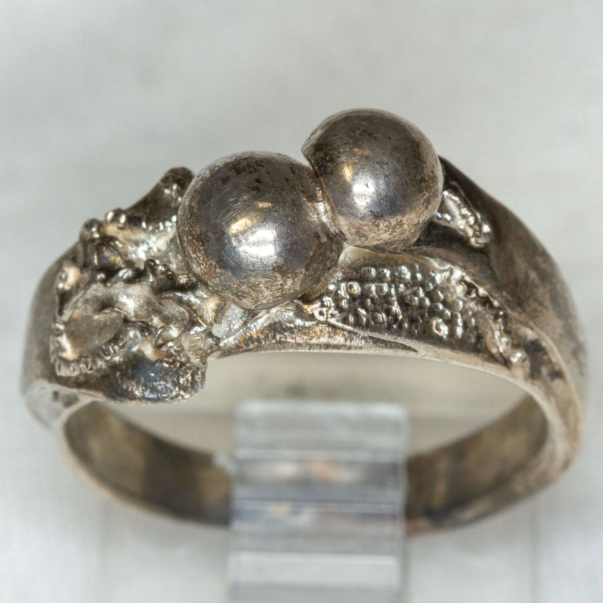 Artisan Sculptural Sterling Silver Ring - Size 6