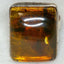 Natural Honey Amber Statement Ring in Sterling Silver