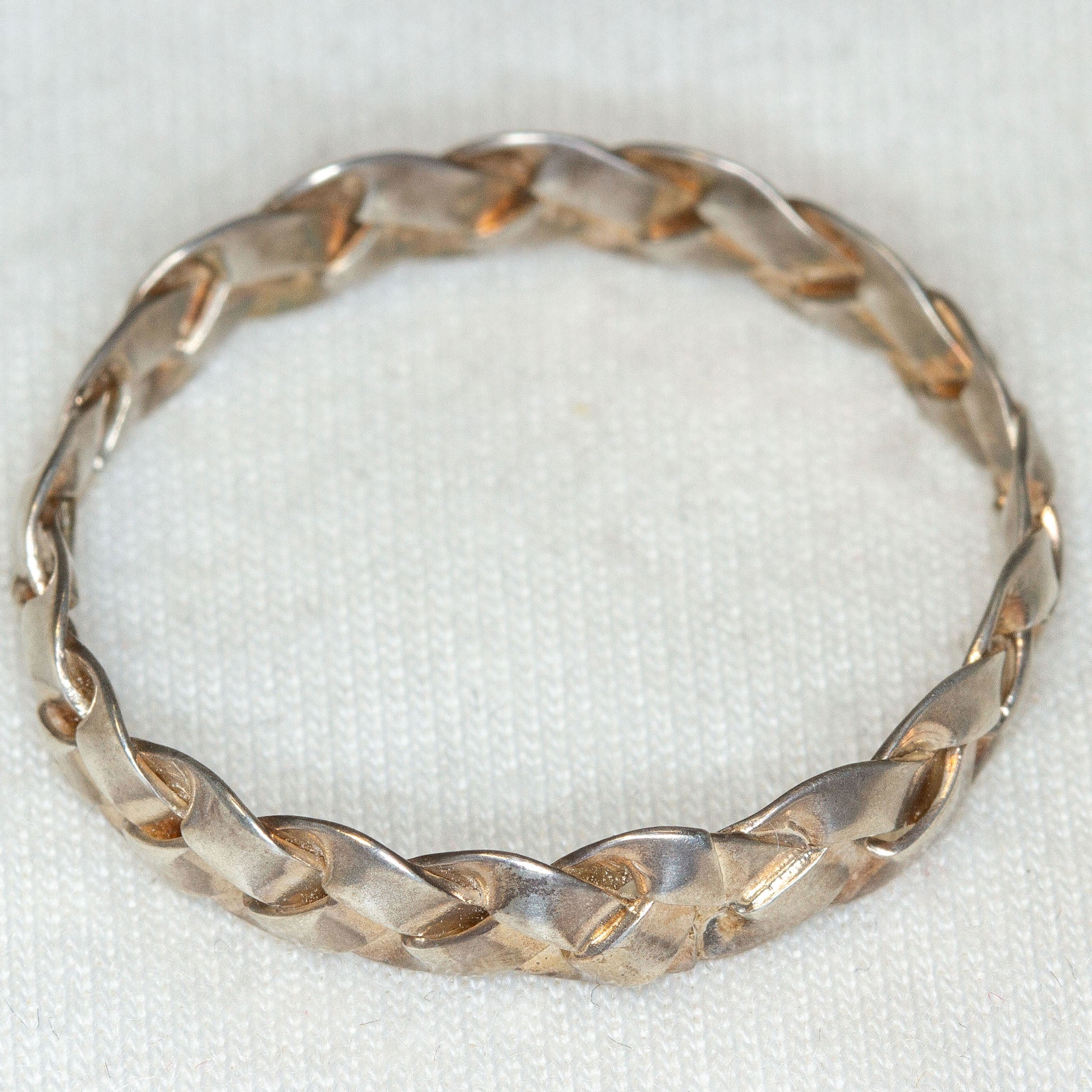 Classic Braided Sterling Silver Band - 5mm Wide