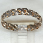 Classic Braided Sterling Silver Band - 5mm Wide
