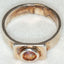 Sophisticated Sterling Silver Ring with Bezel-Set Burnt Orange Topaz - Size 6 1/2
