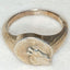 Howling Wolf Signet Ring in 925 Sterling Silver - Size 10