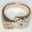 Celtic Knot Sterling Silver Cast Ring - Size 5.25