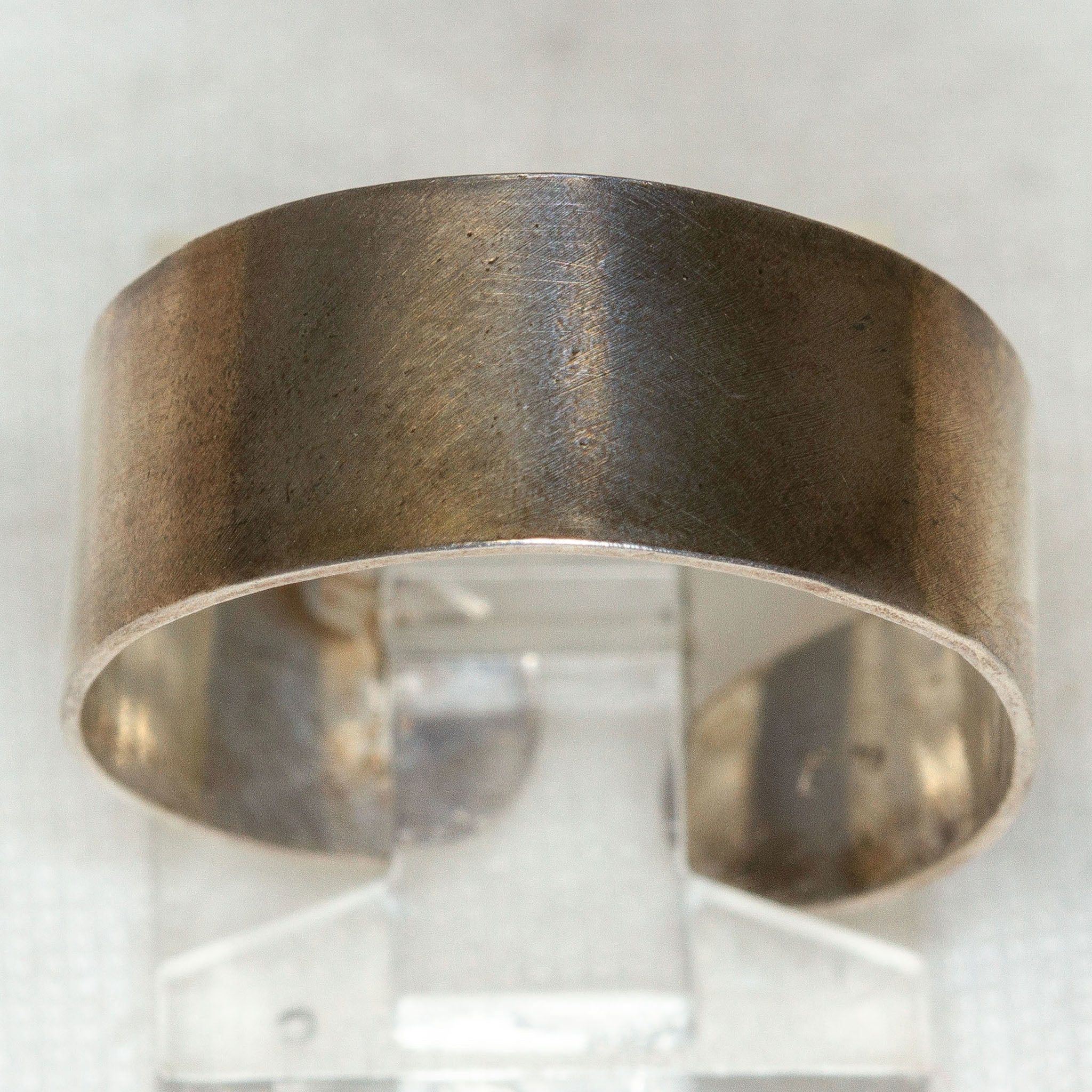 Minimalist Sterling Silver Open-Ended Thumb Ring - Size 9