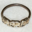 Three Elephant Parade Sterling Silver Ring - Size 3.5