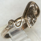 Vintage Sterling Silver Snake Wrap Ring - Size 4.75