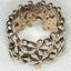 Intricate Floral 925 Sterling Silver Wide Band Ring - Size 4.5