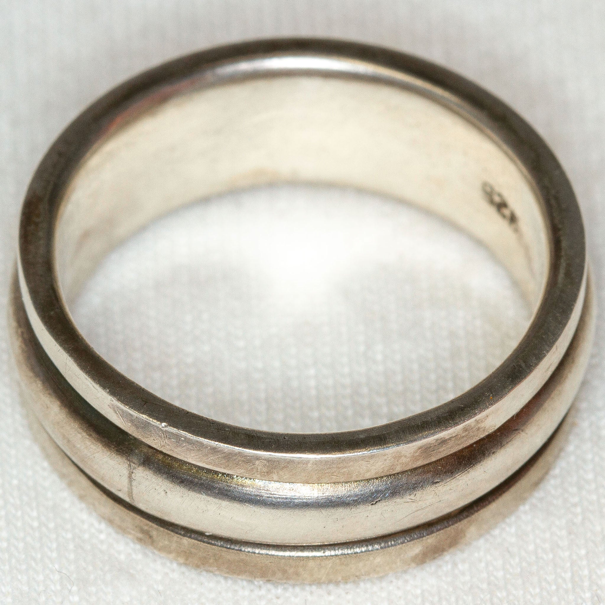 Vintage 925 Silver Triple-Band Ring - Size 9.5 Main image