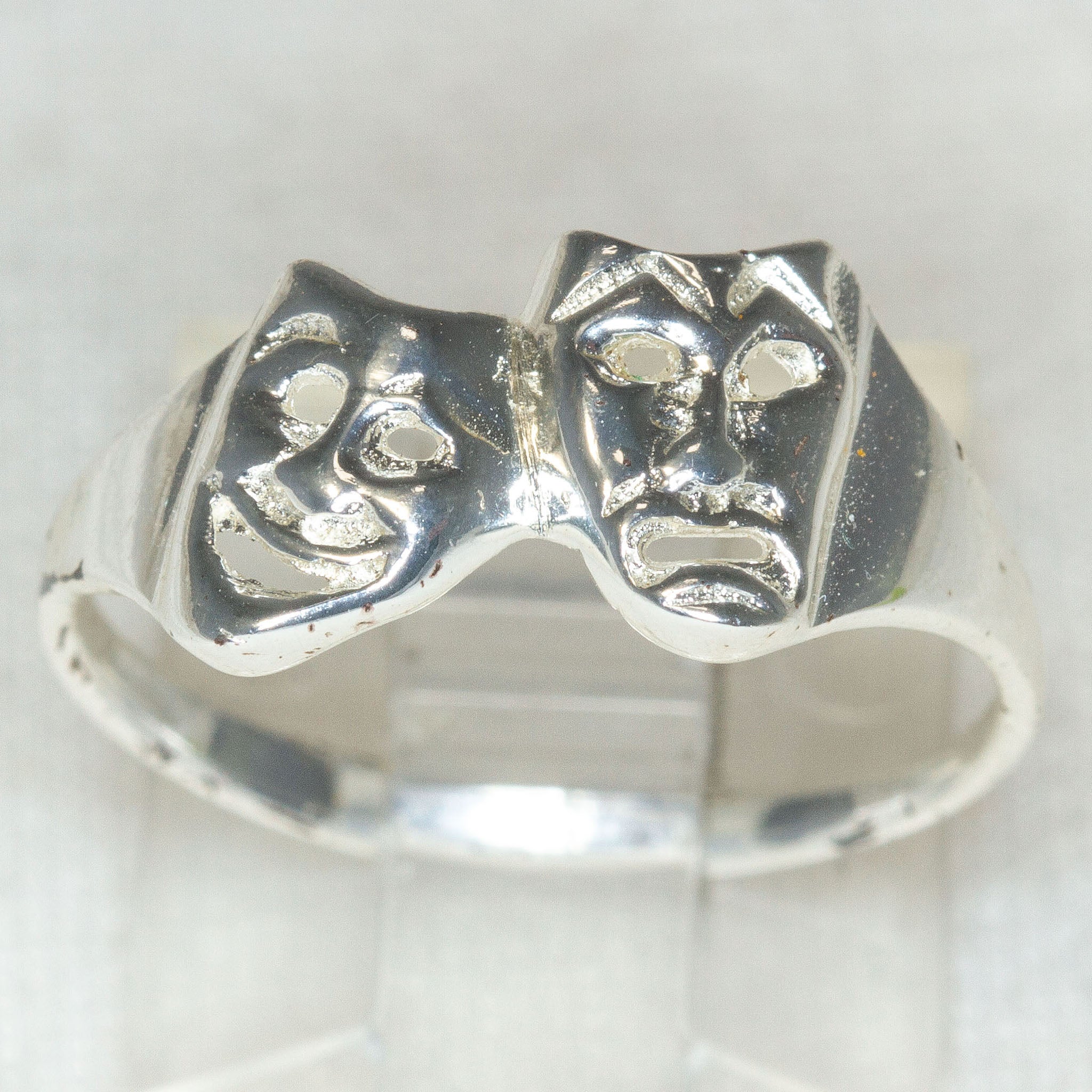 Vintage Theatrical Masks 925 Sterling Silver Ring - Pre-owned Secondary image