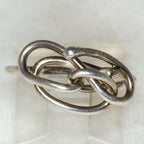 Sterling Silver Free-Form Wire Knot Ring