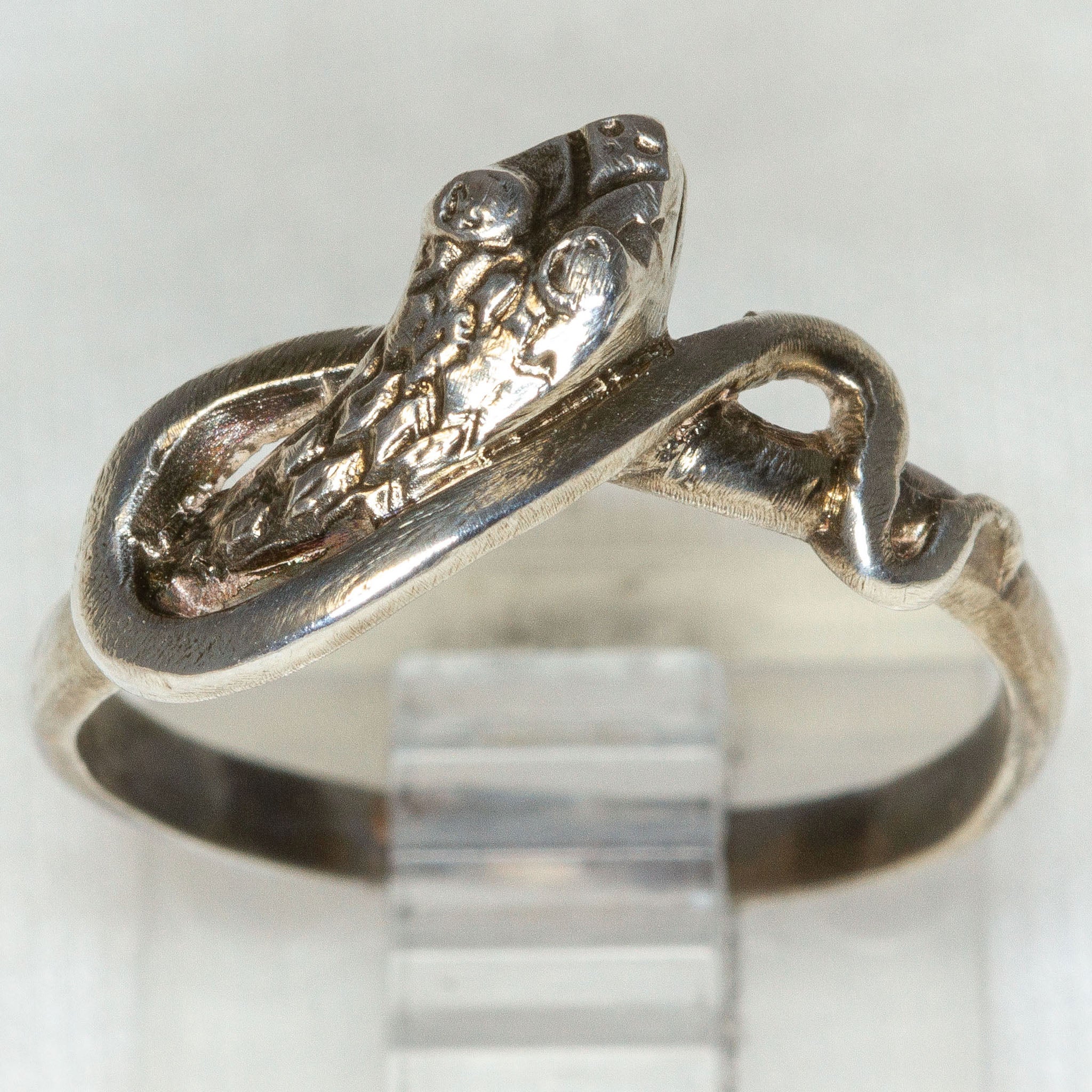 Sterling Silver Snake Ring - Size 6 Secondary image
