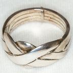 925 Sterling Silver 4-Band Puzzle Ring - Size 6.5